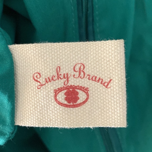 Lucky Brand Floral Beige Canvas Women's Bag with Leather/Suede Accents - Picture 10 of 16